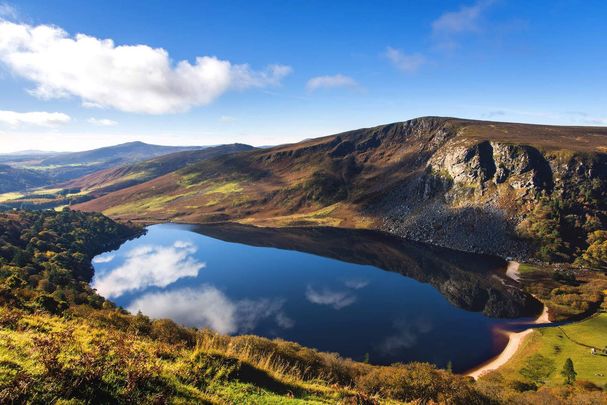 Lough Tay or The Guinness Lake, Co Wicklow.