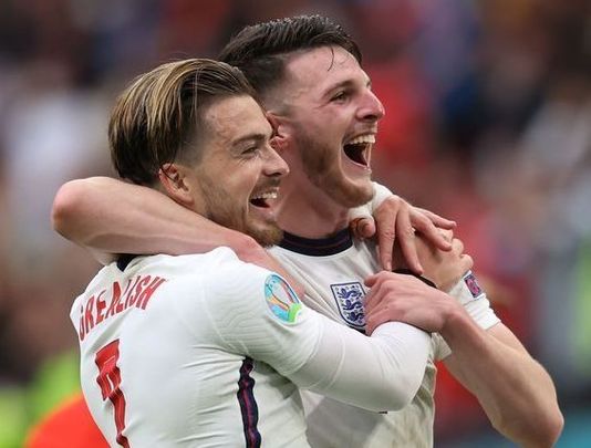 Jack Grealish (left) and Declan Rice (right) both represented Ireland earlier in their careers.