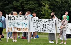 Hundreds gather in Phoenix Park to protest vaccine certs for indoor dining