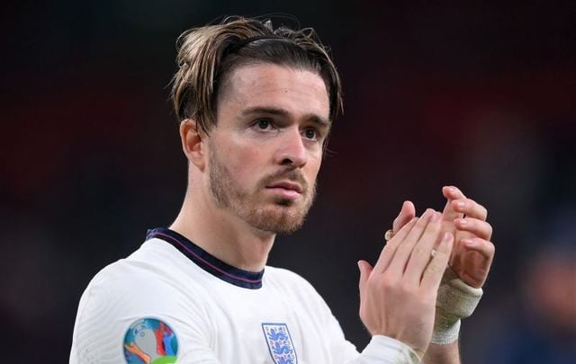 July 11, 2021: Jack Grealish of England acknowledges the fans following the UEFA Euro 2020 Championship Final between Italy and England at Wembley Stadium in London, England. 