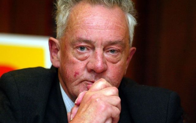 October 17, 2002: Des O\'Malley during the final Yes to Nice conference on the Nice Treaty at The Westbury Hotel, Dublin. 