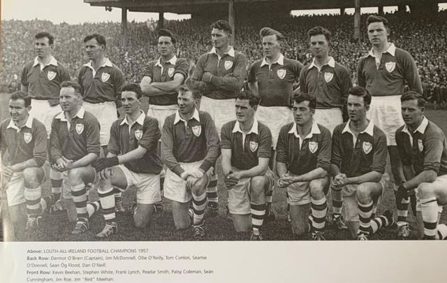 The GAA All-Ireland Senior Football Champions, Louth, in 1957.