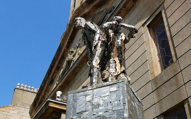 The Tower of Silence memorial at St. Mary\'s Catholic Church in Glasgow. 