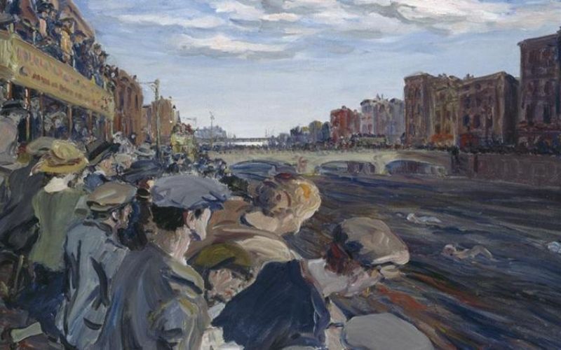 How Jack B Yeats' “Liffey Swim” won an Olympic medal in 1924