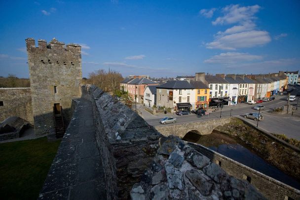 A view from Cahir Castle, in Cahir, County Tipperary.