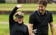 Niall Horan golfs with US collegiate star Amy Bockerstette
