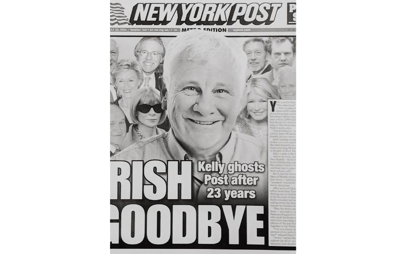 Keith Kelly, Irish media legend in New York, retires