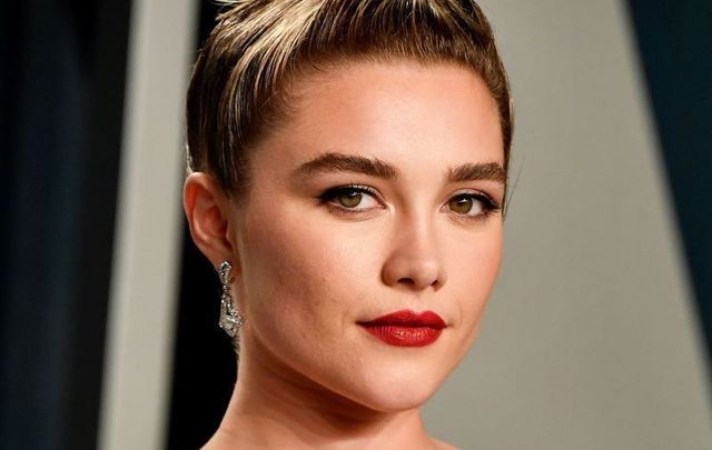 February 9, 2020: Florence Pugh attends the 2020 Vanity Fair Oscar Party hosted by Radhika Jones at Wallis Annenberg Center for the Performing Arts in Beverly Hills, California.