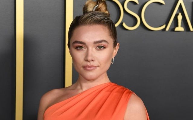 Florence Pugh attending the Oscars in January 2020