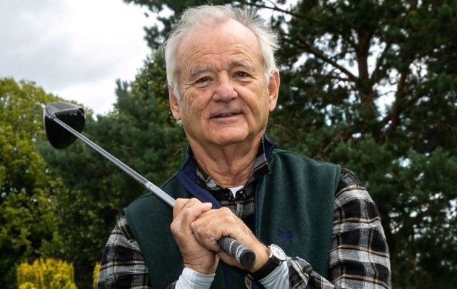 Bill Murray is filming his YouTube golf series \"The Links Life\" in Ireland
