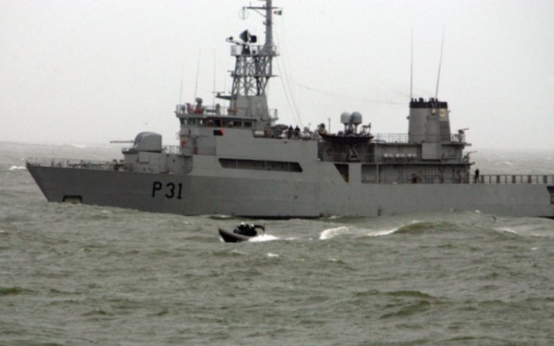 Irish Navy monitoring Russian ship spotted off Ireland's west coast