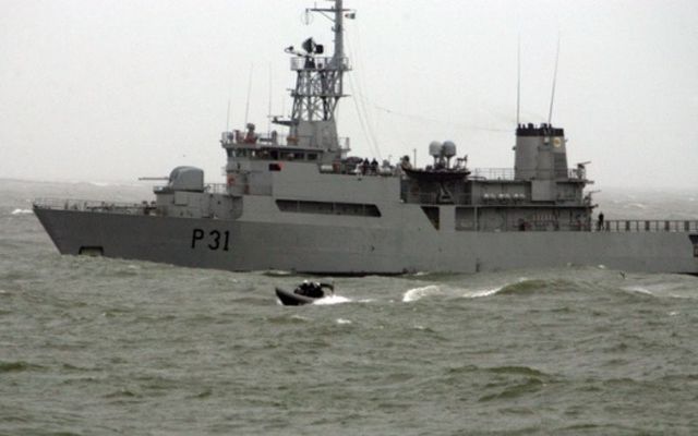 An Irish Naval vessel in 2007.