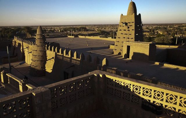 Djingarey Berre Mosque, one of three UNESCO World Heritage mosques of Timbuktu, North of Mali.