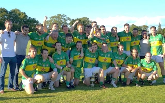 The 2016 Western Gaels team after winning the Gloucestershire Senior Football Championship\n