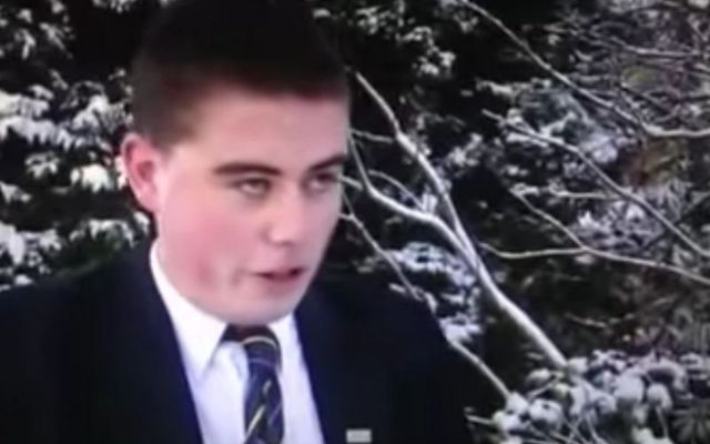 Ruairí McSorley during the now-famous 2015 interview. 