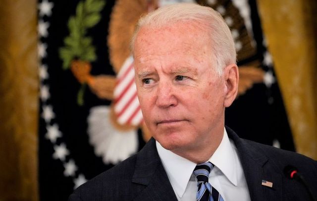 August 25, 2021: US President Joe Biden speaks during a meeting about cybersecurity in the East Room of the White House in Washington, DC. 