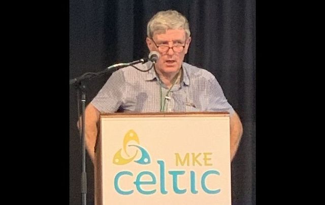 Ambassador of Ireland to the United States, Daniel Mulhall, at Milwaukee Irish Fest on August 20, 2021.