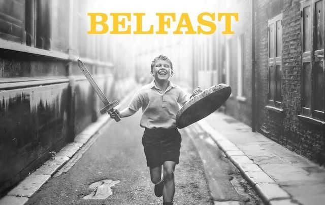 The official movie poster for Kenneth Branagh\'s new film \"Belfast.\"