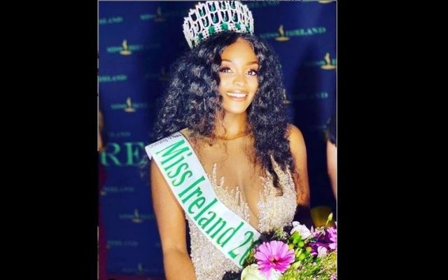 Newly crowned Miss Ireland winner Pamela Uba 