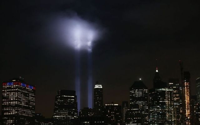 Annual tribute in light marks anniversary of attacks on the World Trade Center\'s Twin Towers