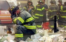 Irish American recalls being "buried alive" as a rookie firefighter on 9/11