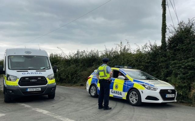 Gardaí established a cordon with a radius of 1km around the family home on Wednesday. 