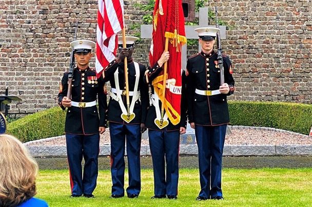 9/11 remembered at the US Embassy in Dublin on September 9, 2021..