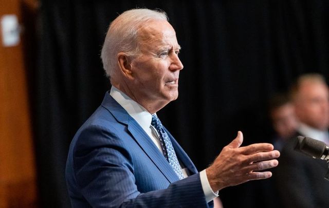 July 27, 2021: President Joe Biden delivers remarks at the ODNI Headquarters in Tysons Corner, Virginia.