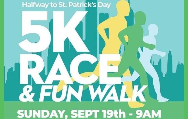 The Council of Irish Associations of Greater Bergen County, Inc invites you to its Halfway to St. Patrick\'s Day 5K Race / Fun Walk on Sunday, September 19.