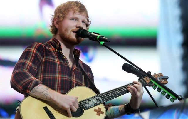 July 24, 2015: Ed Sheeran performing at Croke Park in Dublin, Ireland.