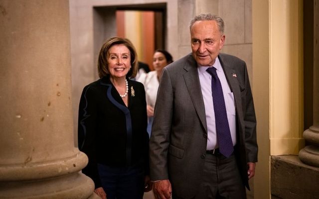 House Speaker Nancy Pelosi and Senate Majority Leader Chuck Schumer. 