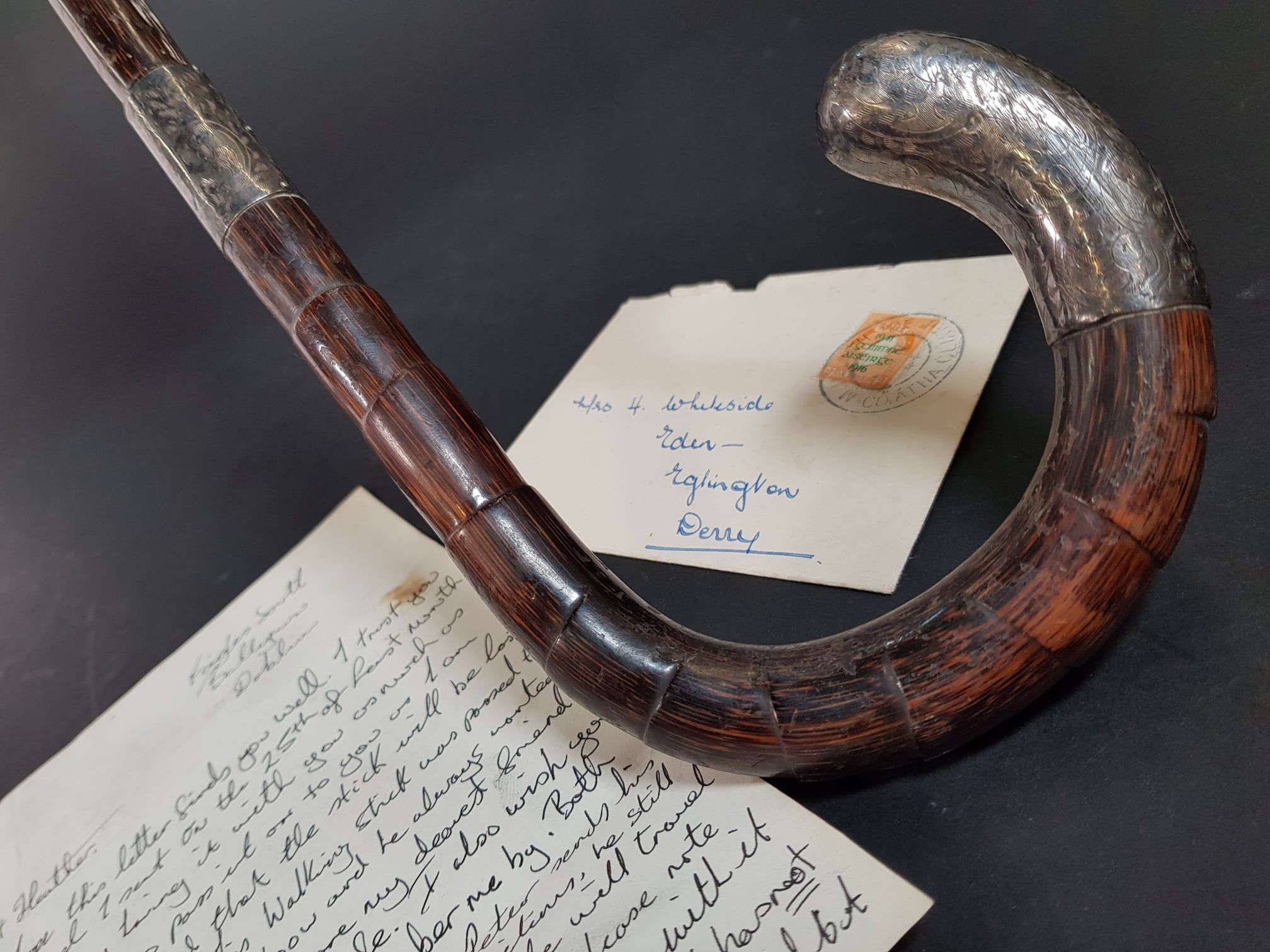 Michael Collins’ walking stick and intelligence dossier among treasures up for auction
