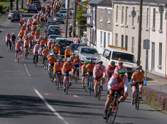 Cycle Against Suicide on the road, 2021.