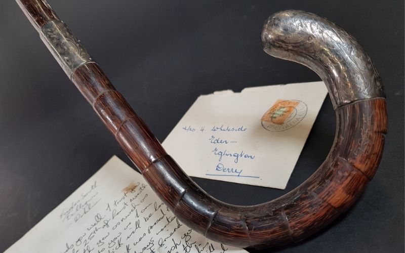Michael Collins' walking stick sells for astonishing £52,000 at auction