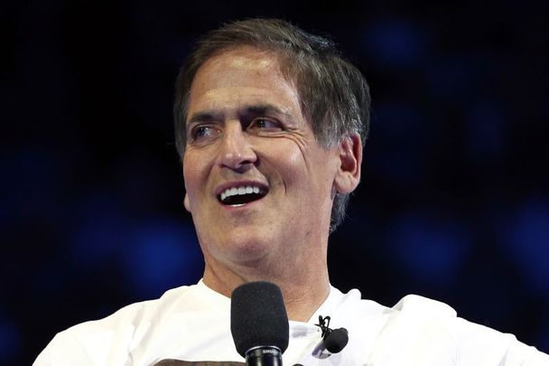 January 5, 2022: Team owner Mark Cuba participates in a ceremony honoring former player Dirk Nowitzki and retiring his No. 41 jersey at American Airlines Center in Dallas, Texas