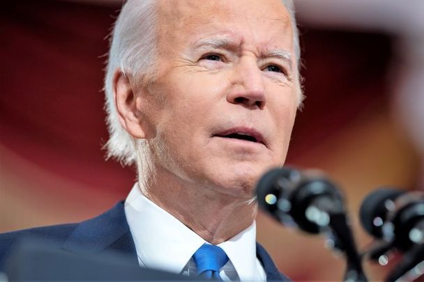 January 6, 2022: US President Joe Biden gives remarks in Statuary Hall of the U.S Capitol in Washington, DC. One year ago, supporters of President Donald Trump attacked the U.S. Capitol Building in an attempt to disrupt a congressional vote to confirm the electoral college win for Joe Biden. 