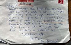 Postman delivered letter to Co Antrim man using details from his life story