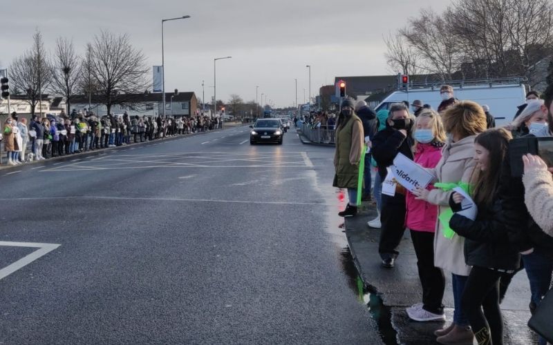 Vigil held in Dublin for teens injured in violent attack