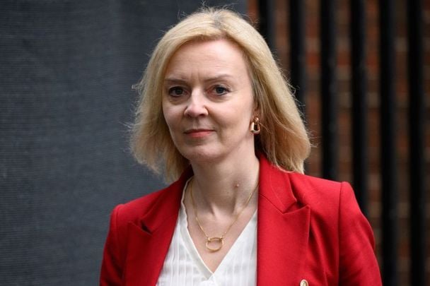 January 11, 2022: UK\'s Foreign Secretary Liz Truss leaves number 10, Downing Street in London, England.