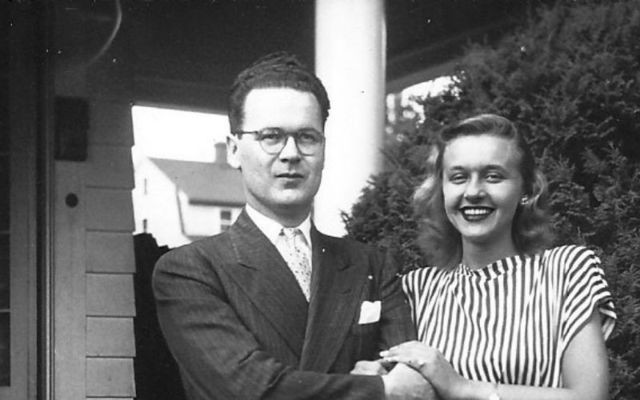 William and Elizabeth Leavenworth, 1947, New Haven, Conn. They married for the first time later that year. 