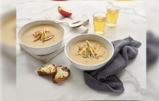 An Irish twist on a French classic! Cider, onion and potato soup recipe