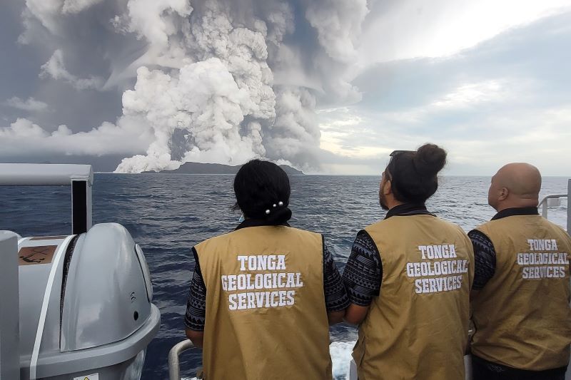 Tonga's underwater volcanic eruption was felt in Ireland 