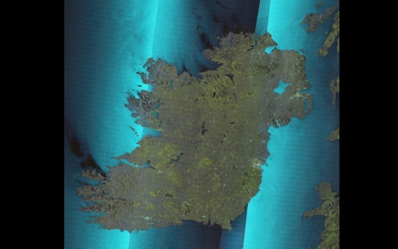 State-of-the-art satellite technology creates stunning map of Ireland