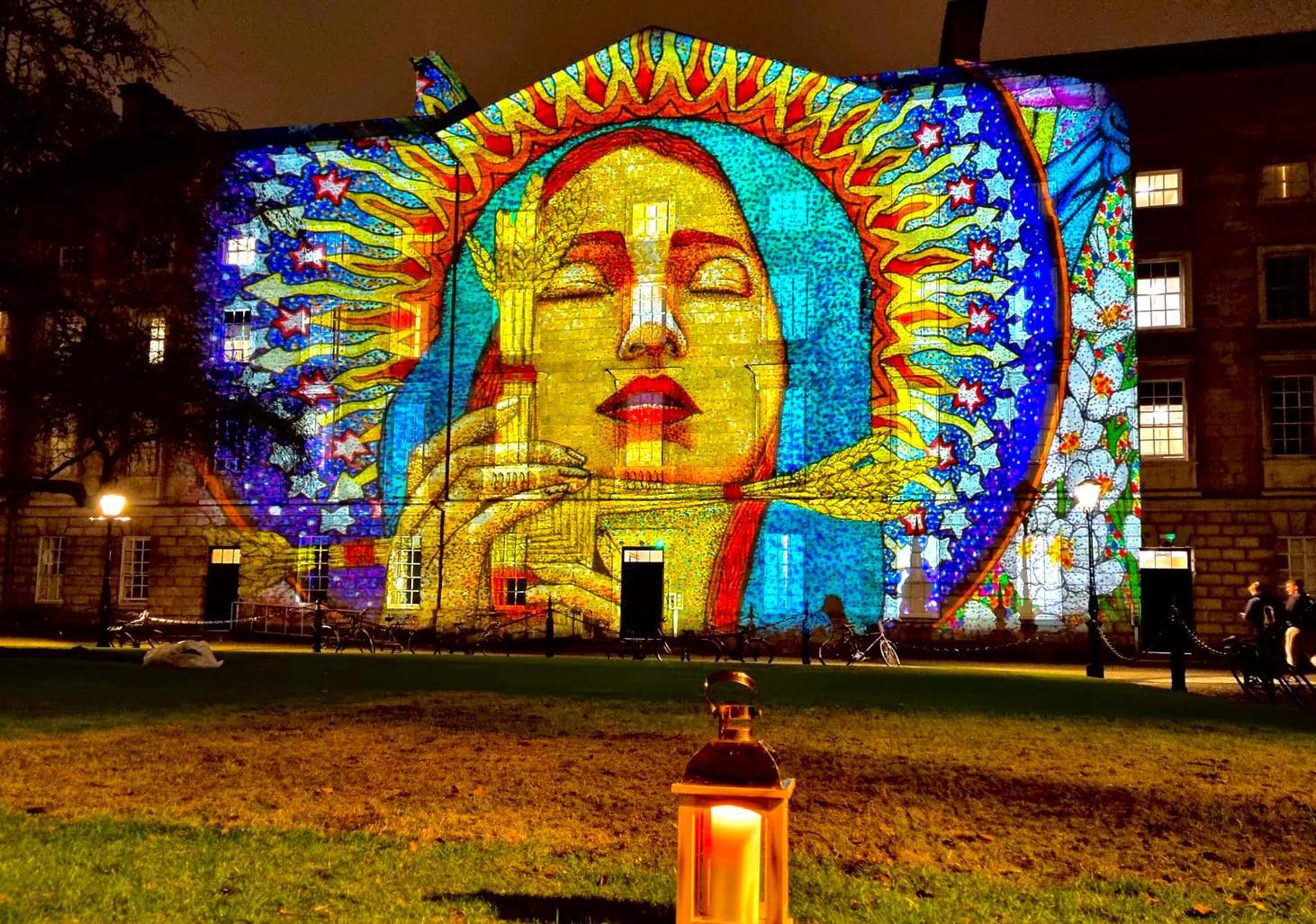 Herstory's Brigid's Day Light Show illuminates Dublin and Kildare