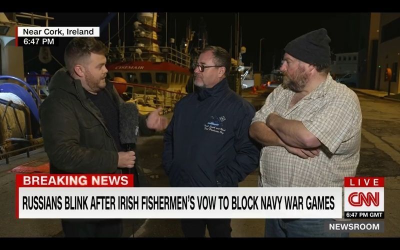 “Nobody messes with the Irish” - Hollywood legend praises Irish fishermen