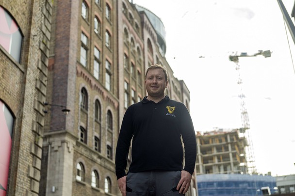 Rob Rainsford, a new brewer at the Guinness Open Gate Brewery.