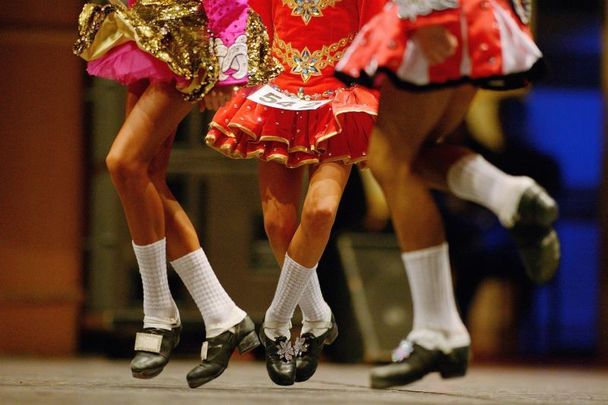 February 22, 2013: Irish dancers compete in the 29th All Scotland Irish Dance Championship in Glasgow, Scotland.