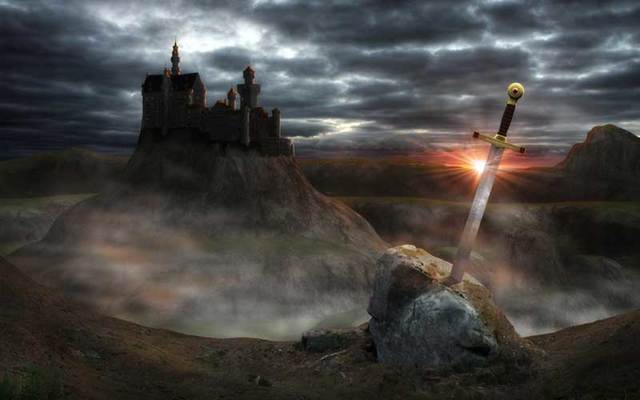 One of the most popular stories of Arthur is about how he became king by drawing a sword from a stone.