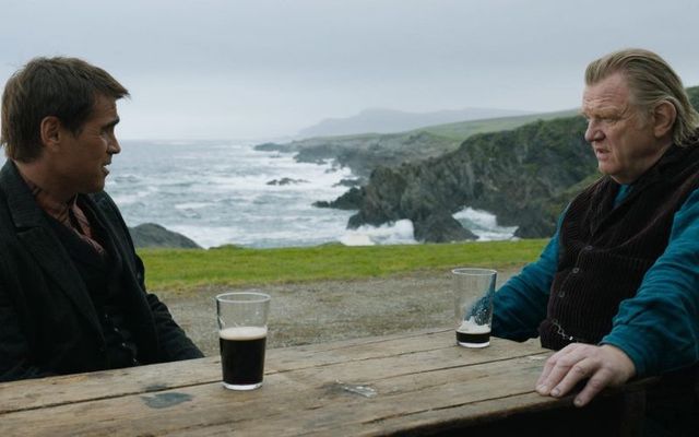 Colin Farrell and Brendan Gleeson in \"The Banshees of Inisherin.\"