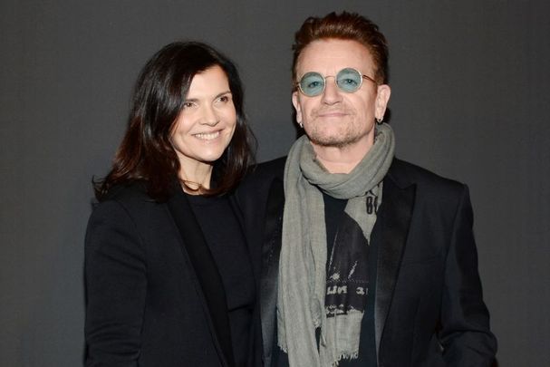 January 21, 2017: Bono and Ali Hewson attend the Dior Homme Menswear Fall/Winter 2017-2018 show as part of Paris Fashion Week in Paris, France.